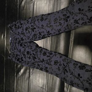 Old Navy Blue & Black Textured Pants